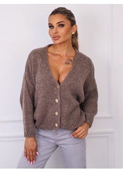 LUŹNY SWETER ZE ZŁOTYMI GUZIKAMI- FANGO ze sklepu olika.com.pl w kategorii Swetry damskie - zdjęcie 185446859