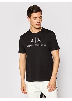 Armani Exchange T-Shirt 8NZTCJ Z8H4Z 1200 Czarny Slim Fit ze sklepu MODIVO w kategorii T-shirty męskie - zdjęcie 185447367