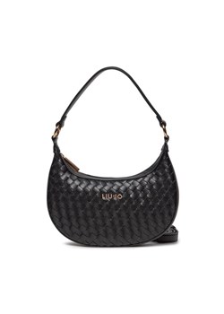 Torebka Liu Jo Ecs S Hobo AA4238 E0513 Czarny ze sklepu eobuwie.pl w kategorii Torebki hobo - zdjęcie 185447996