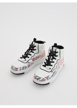 Reserved - Sneakersy za kostkę - złamana biel ze sklepu Reserved w kategorii Trampki dziecięce - zdjęcie 185449127