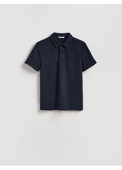 Reserved - Koszulka polo regular fit - granatowy ze sklepu Reserved w kategorii T-shirty męskie - zdjęcie 185449367