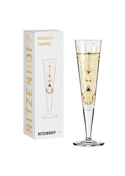 RITZENHOFF Kieliszek &quot;Goldnacht&quot; w kolorze złoto-różowym do szampana - 205 ml ze sklepu Limango Polska w kategorii Naczynia - zdjęcie 185452246