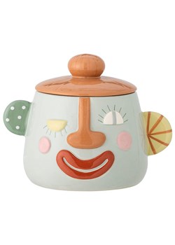 Bloomingville Pojemnik &quot;Sylvie&quot; ze wzorem - wys. 12,5 cm x Ø 12 cm ze sklepu Limango Polska w kategorii Pojemniki kuchenne - zdjęcie 185452597