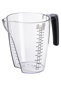 Plast Team Pojemnik w kolorze czarnym z miarką - 1,5 l ze sklepu Limango Polska w kategorii Akcesoria kuchenne - zdjęcie 185452715