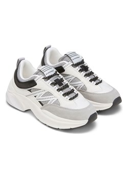 Marc O´Polo Skórzane sneakersy w kolorze biało-szarym ze sklepu Limango Polska w kategorii Buty sportowe damskie - zdjęcie 185452829