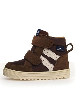 Naturino Skórzane sneakersy "Tabby" w kolorze brązowym - id: 17519373 - marki Naturino - 185453159 Naturino Skórzane sneakersy "Tabby" w kolorze brązowym ze sklepu Limango Polska w kategorii Buty zimowe dziecięce - zdjęcie 185453159