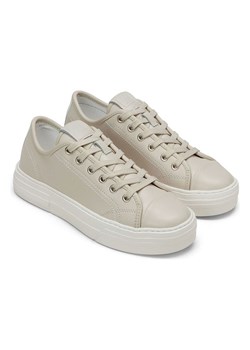 Marc O´Polo Skórzane sneakersy w kolorze beżowym ze sklepu Limango Polska w kategorii Trampki damskie - zdjęcie 185453399