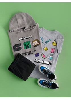 Reserved - Bluza Minecraft - ciemnoszary ze sklepu Reserved w kategorii Bluzy chłopięce - zdjęcie 185453966