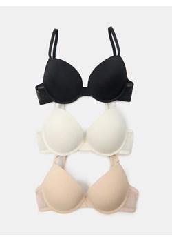 Sinsay - Biustonosz push-up 3 pack - wielobarwny ze sklepu Sinsay w kategorii Biustonosze - zdjęcie 185457937