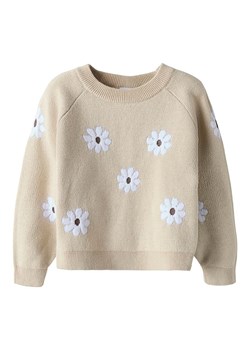 name it Sweter &quot;Leia&quot; w kolorze beżowym ze sklepu Limango Polska w kategorii Swetry dziewczęce - zdjęcie 185458639
