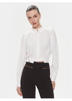 Elisabetta Franchi Koszula CA-T25-41E2-V350 Biały Regular Fit ze sklepu MODIVO w kategorii Koszule damskie - zdjęcie 185459239