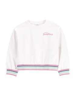 Coccodrillo Bluza WC5132101CGK Biały Regular Fit ze sklepu MODIVO w kategorii Bluzy dziewczęce - zdjęcie 185459435