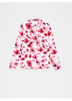 Mohito - Koszula z wiskozy w kwiaty - czerwony ze sklepu Mohito w kategorii Koszule damskie - zdjęcie 185461028