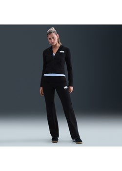 Damskie spodnie z wysokim stanem Nike Sportswear - Czerń ze sklepu Nike poland w kategorii Spodnie damskie - zdjęcie 185462045