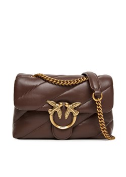 Torebka PINKO Love Puff Mini CL PE 25 PLTT 100039 A0F2 Brązowy ze sklepu eobuwie.pl w kategorii Torebki damskie - zdjęcie 185462287
