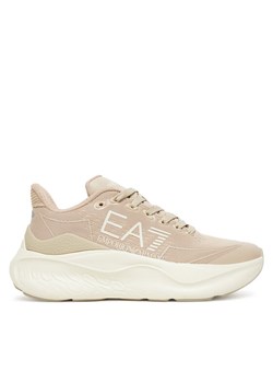 Sneakersy EA7 Emporio Armani X8X245 XK442 MZ211 Beżowy ze sklepu eobuwie.pl w kategorii Buty sportowe damskie - zdjęcie 185462308