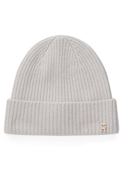 Czapka Tommy Hilfiger Th Cashmere AW0AW17772 Szary ze sklepu eobuwie.pl w kategorii Czapki zimowe damskie - zdjęcie 185462448