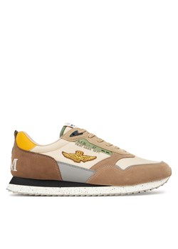 Sneakersy Aeronautica Militare 252SC0288UCT03545 Szary ze sklepu eobuwie.pl w kategorii Buty sportowe męskie - zdjęcie 185462505