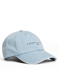 Tommy Jeans Czapka z daszkiem Linear Denim Cap AW0AW17912 Błękitny ze sklepu MODIVO w kategorii Czapki z daszkiem damskie - zdjęcie 185464177