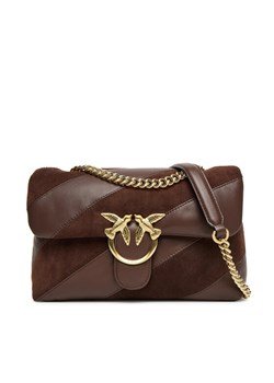 PINKO Torebka Love Puff Classic Cl Al 25-26 PLTT 100038 A2JY Brązowy ze sklepu MODIVO w kategorii Torebki damskie - zdjęcie 185464316