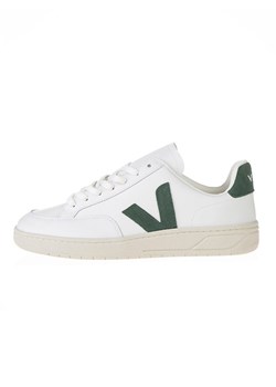 Veja Skórzane sneakersy &quot;V 12&quot; w kolorze biało-zielonym ze sklepu Limango Polska w kategorii Trampki damskie - zdjęcie 185465596