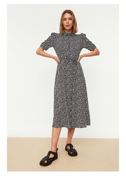 trendyol Sukienka w kolorze czarno-kremowym ze sklepu Limango Polska w kategorii Sukienki - zdjęcie 185465625