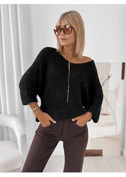 sweter perina czarny one size ze sklepu UBRA w kategorii Swetry damskie - zdjęcie 185465716