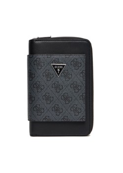 Duży Portfel Męski Guess SMMILO P5401 Czarny ze sklepu eobuwie.pl w kategorii Portfele męskie - zdjęcie 185466176