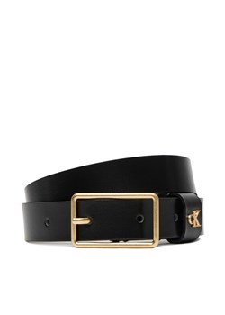 Calvin Klein Pasek Damski Square Buckle Ck Loop 25Mm LV04F7050G Czarny ze sklepu MODIVO w kategorii Paski damskie - zdjęcie 185466328