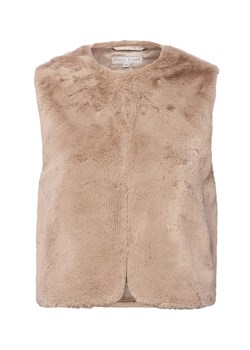 Marie Lund Damska kamizelka ze sztucznego futra - Tilda Kobiety taupe jednolity ze sklepu vangraaf w kategorii Kamizelki damskie - zdjęcie 185466775