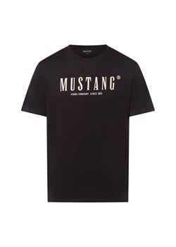 Mustang Koszulka męska - Austin Mężczyźni Bawełna czarny nadruk ze sklepu vangraaf w kategorii T-shirty męskie - zdjęcie 185466778