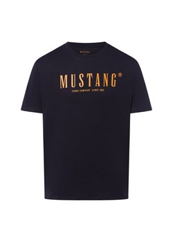 Mustang Koszulka męska - Austin Mężczyźni Bawełna granatowy nadruk ze sklepu vangraaf w kategorii T-shirty męskie - zdjęcie 185466779