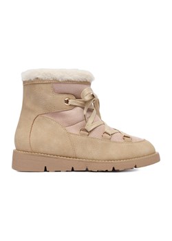 Botki DeeZee 17125-1-BEIGE PU ze sklepu ccc.eu w kategorii Śniegowce damskie - zdjęcie 185466918