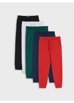 Sinsay - Spodnie dresowe slim 5 pack - szary ze sklepu Sinsay w kategorii Spodnie dziewczęce - zdjęcie 185469015