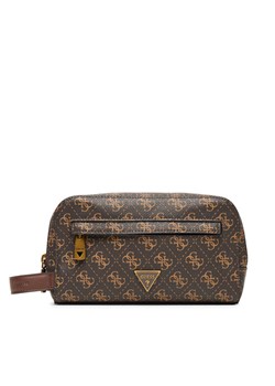 Guess Kosmetyczka PMMILO P5461 Brązowy ze sklepu MODIVO w kategorii Kosmetyczki - zdjęcie 185469578