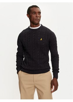 Brave Soul Sweter MK-162ALLIANCE Granatowy Regular Fit ze sklepu MODIVO w kategorii Swetry męskie - zdjęcie 185473446