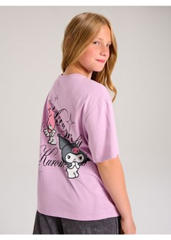 Sinsay - Koszulka z nadrukiem na plecach Hello Kitty - fioletowy ze sklepu Sinsay w kategorii Bluzki dziewczęce - zdjęcie 185478989