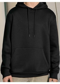 Sinsay - Bluza hoodie basic - czarny ze sklepu Sinsay w kategorii Bluzy męskie - zdjęcie 185479115
