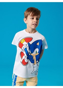 Sinsay - Koszulka z elementami 3D Sonic the Hedgehog - biały ze sklepu Sinsay w kategorii T-shirty chłopięce - zdjęcie 185479168