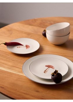 Sinsay - Ceramiczne talerze z nadrukiem muchomora 2 pack - wielobarwny ze sklepu Sinsay w kategorii Dom - zdjęcie 185479309