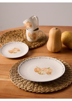 Sinsay - Talerz ceramiczny z nadrukiem dyni - wielobarwny ze sklepu Sinsay w kategorii Dom - zdjęcie 185479315