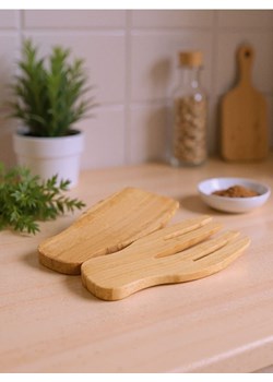 Sinsay - Łyżki kuchenne do mieszania sałatek 2 pack - beżowy ze sklepu Sinsay w kategorii Akcesoria kuchenne - zdjęcie 185479478