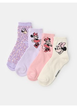 Sinsay - Skarpetki 4 pack Minnie Mouse - wielobarwny ze sklepu Sinsay w kategorii Skarpetki dziecięce - zdjęcie 185479515