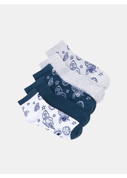 Sinsay - Skarpetki stopki z motywem kosmicznym 5 pack - wielobarwny - id: 667FF-MLC - marki Sinsay - 185479526 Sinsay - Skarpetki stopki z motywem kosmicznym 5 pack - wielobarwny ze sklepu Sinsay w kategorii Skarpetki dziecięce - zdjęcie 185479526