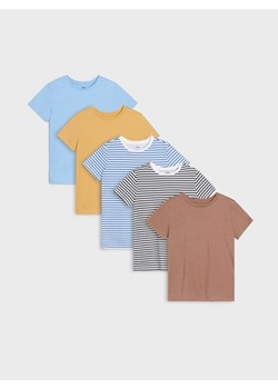 Sinsay - Koszulki 5 pack - żółty ze sklepu Sinsay w kategorii T-shirty chłopięce - zdjęcie 185479669