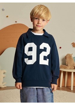 Sinsay - Bluza z kołnierzykiem - niebieski ze sklepu Sinsay w kategorii Bluzy chłopięce - zdjęcie 185479795
