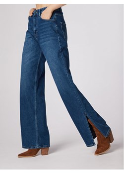 Simple Jeansy SPDJ504-01 Granatowy Relaxed Fit ze sklepu MODIVO w kategorii Jeansy damskie - zdjęcie 185480427