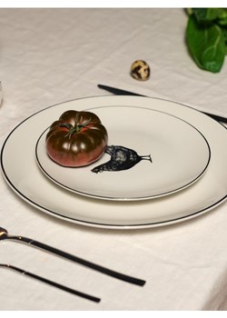 Sinsay - Talerz z ozdobnym nadrukiem - biały - id: 435EA-00P - marki Sinsay - 185482479 Sinsay - Talerz z ozdobnym nadrukiem - biały ze sklepu Sinsay w kategorii Dekoracje wielkanocne - zdjęcie 185482479