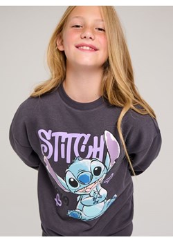 Sinsay - Bluza z nadrukiem z przodu i z tyłu Stitch - szary ze sklepu Sinsay w kategorii Bluzy chłopięce - zdjęcie 185482556