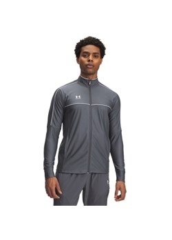 Męska bluza treningowa rozpinana Under Armour UA Challenger - szara ze sklepu Sportstylestory.com w kategorii Bluzy męskie - zdjęcie 185482817